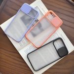 قاب موبایل آیفون لنزکشویی رنگی پشت مات - تصویر 2