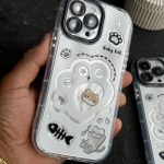 قاب موبایل آیفون پنجه گربه بیبی کت