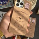 قاب موبایل آیفون دم پاپی سگ زنگوله دار