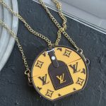 کاور ایرپاد لویی ویتون گرد سیلیکونی + بند بلند زنجیری