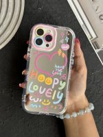 قاب موبایل ( آیفون - سامسونگ ) هپی لاولی آیینه ای