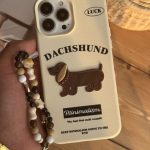 قاب موبایل آیفون سگ سوسیسی داکس هوند مینیاتوری