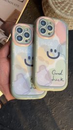 قاب موبایل آیفون سبز پاستلی محافظ لنزدار - تصویر 3