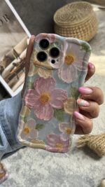 قاب موبایل ( آیفون ) گل همیشه بهار استایل 2 - تصویر 2