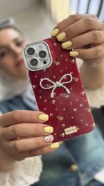 قاب موبایل ( آیفون ) پاپیون چریبو گل رز - تصویر 3