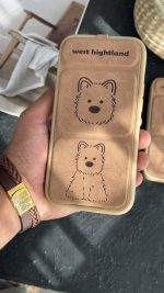 قاب موبایل آیفون سگ پاپی کاوریتو استندشو