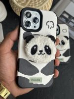 قاب موبایل آیفون پاندا پاپسوکت پشمالو - تصویر 2