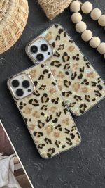 قاب موبایل ( آیفون ) آیس پلنگی طلایی - تصویر 3