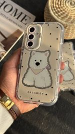 قاب موبایل ( آیفون - سامسونگ ) سگ پامر خرسی پاپی آیینه ای - تصویر 2