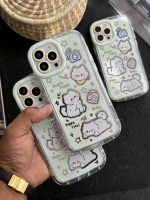 قاب موبایل آیفون گربه میومیو آیینه ای سبز - تصویر 3