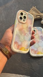 قاب موبایل آیفون لبخند رنگین کمان - تصویر 3