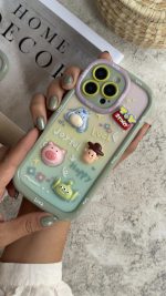 قاب موبایل آیفون توی استوری برجسته سبز