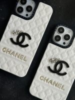 قاب موبایل آیفون شنل لوگو نگین دار - تصویر 3