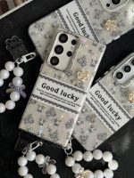 قاب موبایل ( آیفون - سامسونگ - شیائومی ) گل شانس صدفی + بندست - تصویر 3