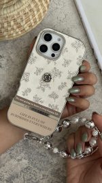 قاب موبایل آیفون کافی رز دورنگ + بندست - تصویر 2