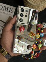 قاب موبایل ( آیفون - سامسونگ ) ام اند ام M&M آیینه ای بنددار - تصویر 2