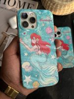 قاب موبایل آیفون پری دریایی پولکی اکلیلی ( بدون بند ) - تصویر 2