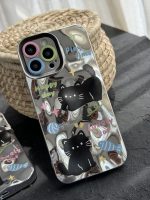 قاب موبایل آیفون گربه سیاه توهمی - تصویر 3