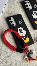 قاب موبایل ( سامسونگ - شیائومی ) میکی موس برجسته سیلیکونی ( بدون بند ) - تصویر 3