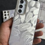 قاب موبایل سامسونگ پر مرغ عشق نقره ای هلوگرامی