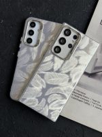 قاب موبایل سامسونگ پر مرغ عشق نقره ای هلوگرامی - تصویر 2