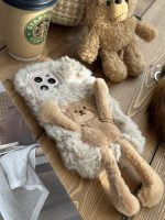 قاب موبایل آیفون خرس شل دست پشمالو - تصویر 3