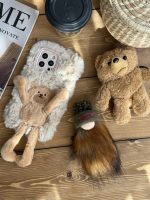 قاب موبایل آیفون خرس شل دست پشمالو - تصویر 2