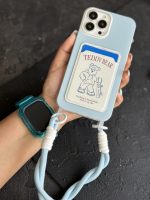 قاب موبایل آیفون تدی بر جاکارتی + بندکوتاه - تصویر 3