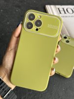 قاب موبایل آیفون سیلیکون اتوفوکس سبز