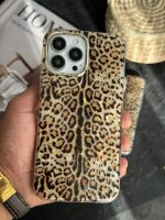 قاب موبایل آیفون پلنگی گلد تایگر