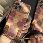 قاب موبایل آیفون قاب گل وینتیج فلاور بندی