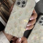 قاب موبایل آیفون باغ ژاپنی صدفی انگلیش هوم