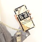 قاب موبایل فندی آینه ای + بند ست ( 2081 )