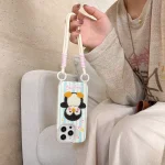 قاب پنگوئن بامزه با بند مچی دو قلاب (کدC1922) - تصویر 7