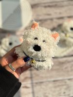 کاور ایرپاد سگ سفید زنگوله دار پشمالو (کدa0202) - تصویر 5