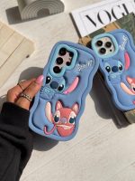 قاب سیلیکونی Stitch Couple (کدC1970) - تصویر 3