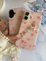 قاب Pink Flower Butterfly با آویز (کدC2116)