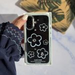 قاب گل آبی نگین دار(کدC2084)