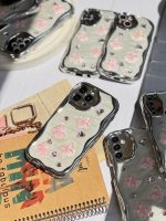 قاب کرومی پروانه و قلب صورتی آیفون و اندرویدی (کدC1825) - تصویر 4