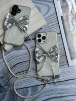 قاب پاپیون نقره ای با بند ژلاتینی (کدC2003) - تصویر 3