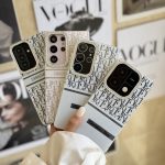 قاب White Christian Dior دور لنز نگین سامسونگ و شیائومی (کدC2076)