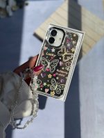 قاب نقاشی پروانه آینه ای با آویز آیفون (کدC2056)