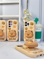 قاب Bear سیلیکونی استند شو آیفون ، سامسونگ ، شیائومی (کدC1519) - تصویر 6
