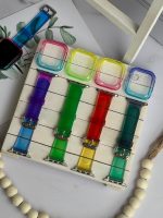 ست بند اپل واچ و گارد ژله ای رنگی (کدw5025) - تصویر 7