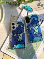 قاب Happy Blue Cat بدون‌ استند (کدC1895) - تصویر 3