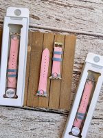 بند اپل واچ کبریتی صورتی قلبی (کدw5064) - تصویر 4