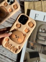 قاب Bear سیلیکونی استند شو آیفون ، سامسونگ ، شیائومی (کدC1519)