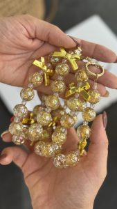 بند و آویز شامپاینی پاپیون - تصویر 2