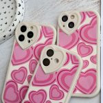 قاب قلب صورتی کبریتی (کدC2036)