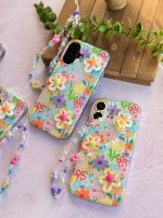 قاب باغچه با آویز و گل های برجسته (کدC2079) - تصویر 4